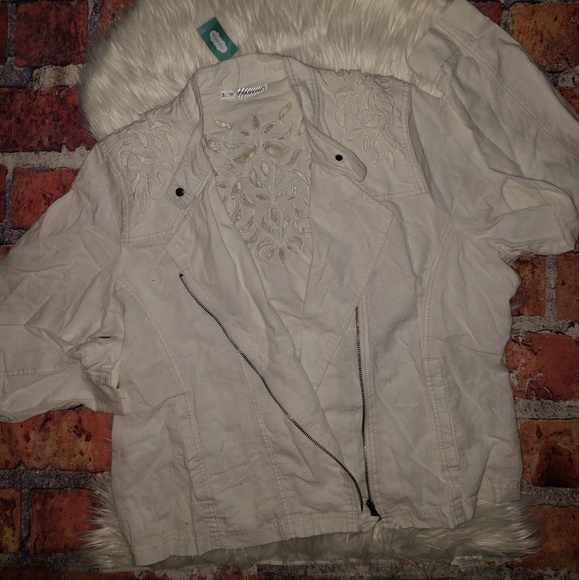 Maurices Jackets & Blazers - Maurices Linen Moto Jacket NWT